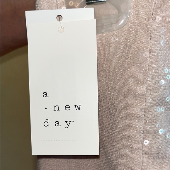 a new day Full Lined Shimmering Sequin Mini Skirt - Cream - Picture 2 of 5